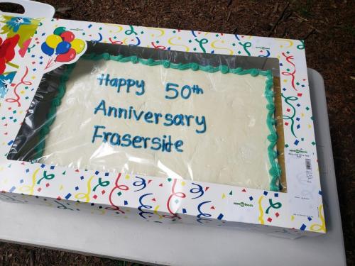 The picnic was also a celebration of Fraserside's 50th anniversary.