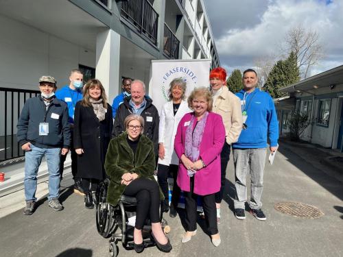 Peterson Place Open House was well-attended by Fraserside employees, funders, Board Directors, local government officials and community partners, including Surrey Mayor Doug McCallum, Councillor Brenda Locke, MLA Stephanie Cadieux, Surrey RCMP, and other dignitaries.